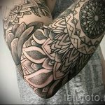 tetoválóhüvely mandala - Fotó példa a kész tetoválásra a 01052016 -on 1
