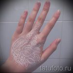 fehér mandala tetoválás - fotó példa a kész tetoválásra 01052016 -ból 4