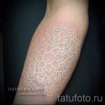 fehér mandala tetoválás - fotó példa a kész tetoválásra 01052016 -ból 5