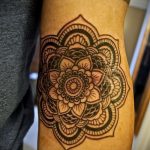 mandala jel tetoválás - fotó példa a kész tetoválásra 01052016 -ból 1