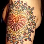 gyönyörű mandala tetoválás - fotó példa a kész tetoválásra 01052016 -ból 1