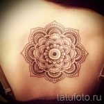 gyönyörű mandala tetoválás - fényképes példa egy kész tetoválásra 01052016 -ból 2