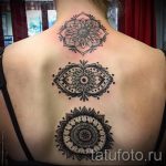 gyönyörű mandala tetoválás - fotó példa a kész tetoválásra 01052016 -ból 4