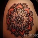 Gazdag mandala tetoválás - fotó példa a kész tetoválásra 01052016 -ból 1