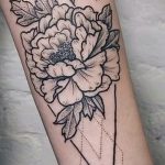 mandala bazsarózsa tetoválás alakjában - fotó példa a kész tetoválásra 01052016 -ból 3