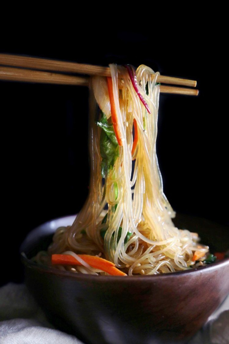 recept na sklenené rezance-mrkva-mangold