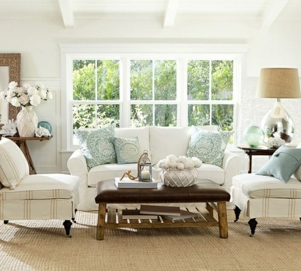 Stredomorská sada nápadov na letnú výzdobu modro -biela