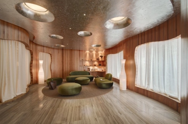 moderné dekoratívne zelené stropné osvetlenie kresla