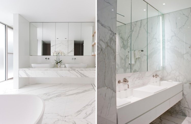 mramorová dlažba-biela-kúpeľňa-zrkadlová skrinka