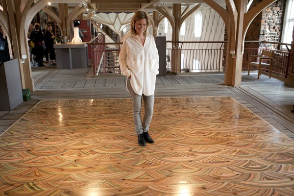 ručne vyrábaný parketový výtvarník Pernille Snedker Hansen