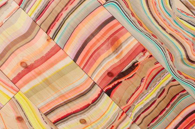 farebné parkety Refrakcia kolekcia Pernille Snedker Hansen