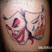 maska ​​tatuaż zdjęcie 345345456567567