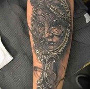 maska ​​tatuaż zdjęcie 54645656456