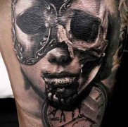 maska ​​tatuaż zdjęcie 44434344421