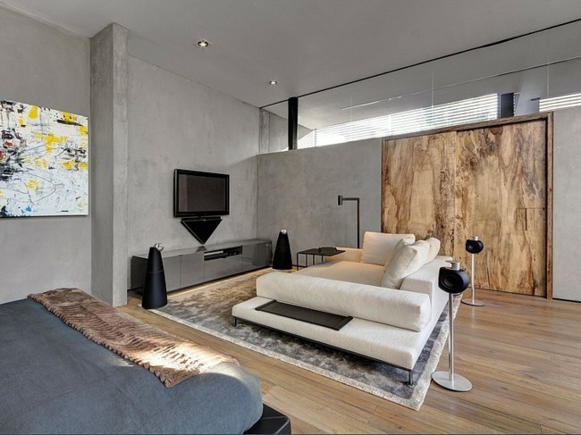 farebné zrno osvetlenie modernej architektúry