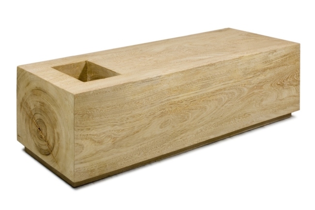 Interiérový cachepot z lavičkového dreva Lavičkový záhradný nábytok z masívu, interiérový cachepot