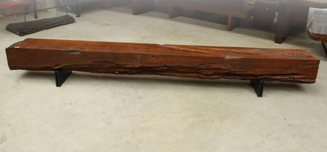 Eko nábytok záhradná lavica-Imbúia drevo-kovová konštrukcia Eko nábytok záhradná lavica-Imbúia drevo-kovový rám