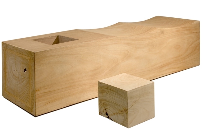 Skupina záhradných lavíc Príborník z masívu Pedra Záhradná lavička na sedenie, skupinový stolík z masívu, model Pedra