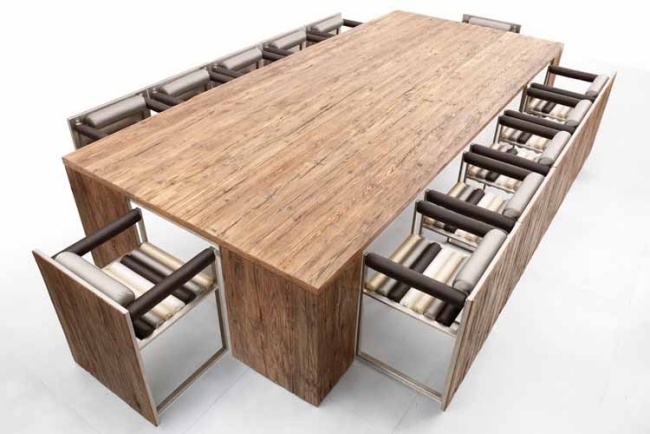 Smrekový nerezový stôl Genesi Giuseppe Pruneri Renato Geraci Smrekový nerezový stôl Genesi Giuseppe Pruneri Renato Geraci prevedenie