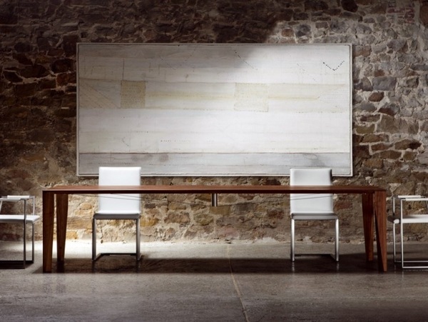 trias jedálenský stôl dizajn nerezový prvok veľký Scholtissek trias jedálenský stôl nerezový prvok veľký Scholtissek