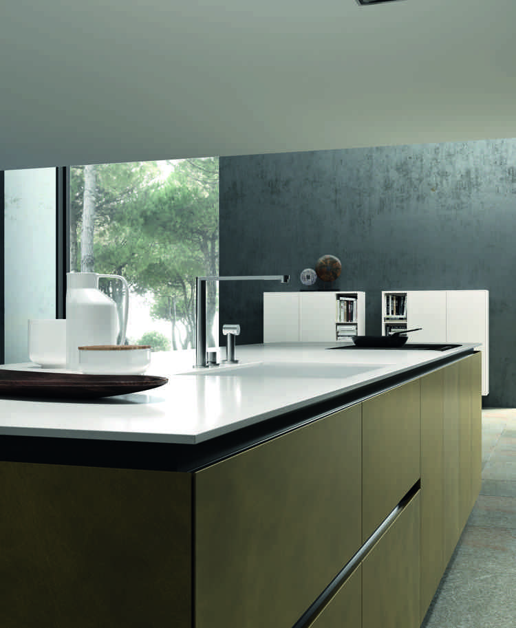 matné-kuchynské fronty-ostrov-inovatívny-materiál-jednoduchá starostlivosť