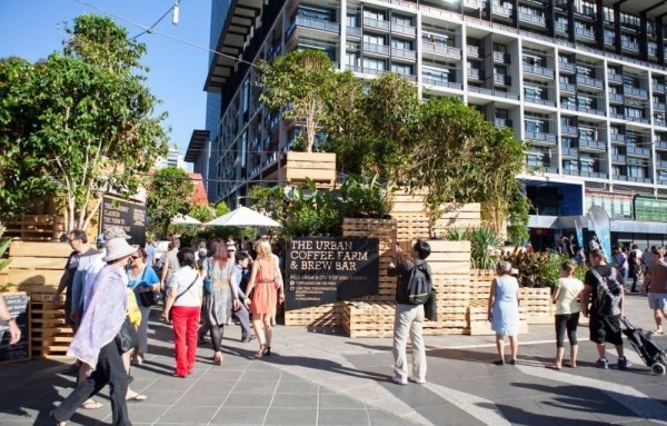 nábytok europalety kaviareň melbourne