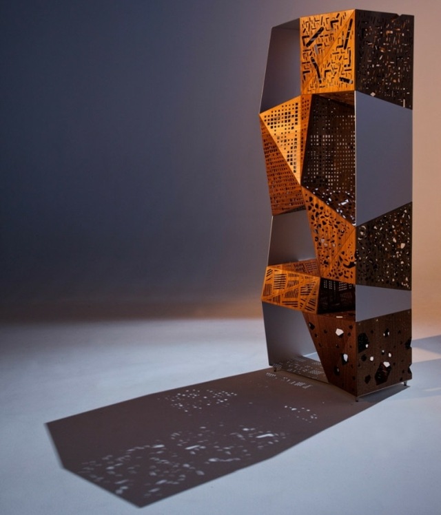 moderný minimalistický projekt dreveného nábytku USA