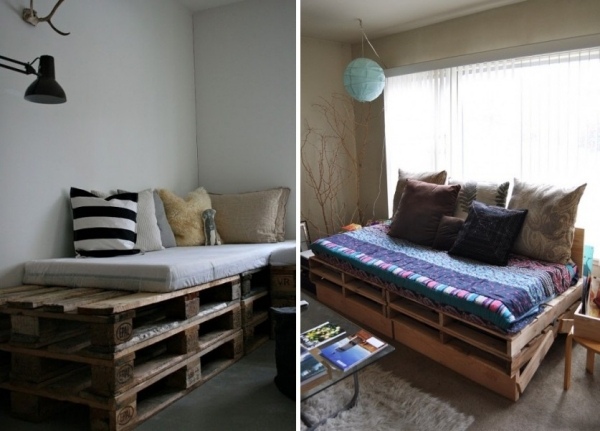 nábytok drevené palety malá sedačka salónik rohový sedací vankúš nábytok drevené palety sedacia súprava rohový sedací vankúš