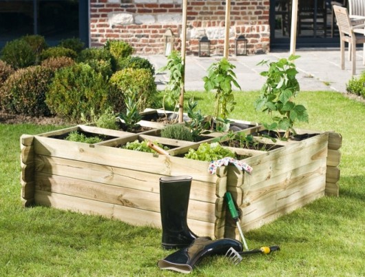 nápady na mini záhradný box na nábytok z drevených paliet