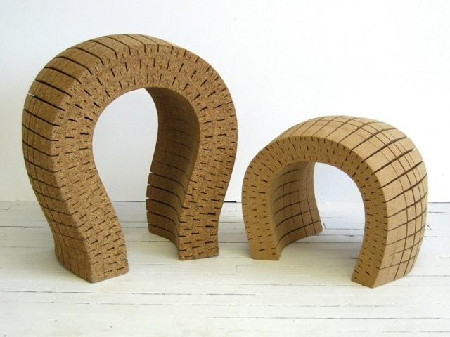 rôzne výšky dizajnového nábytku