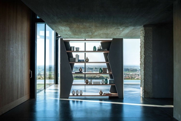 nábytok z masívu riva 1920 lamborghini knižnica zvonka asymetrická