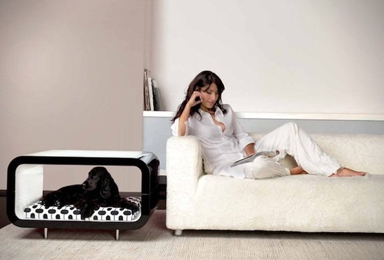 posteľ pre psa čierne nápady na zariadenie domácich zvierat