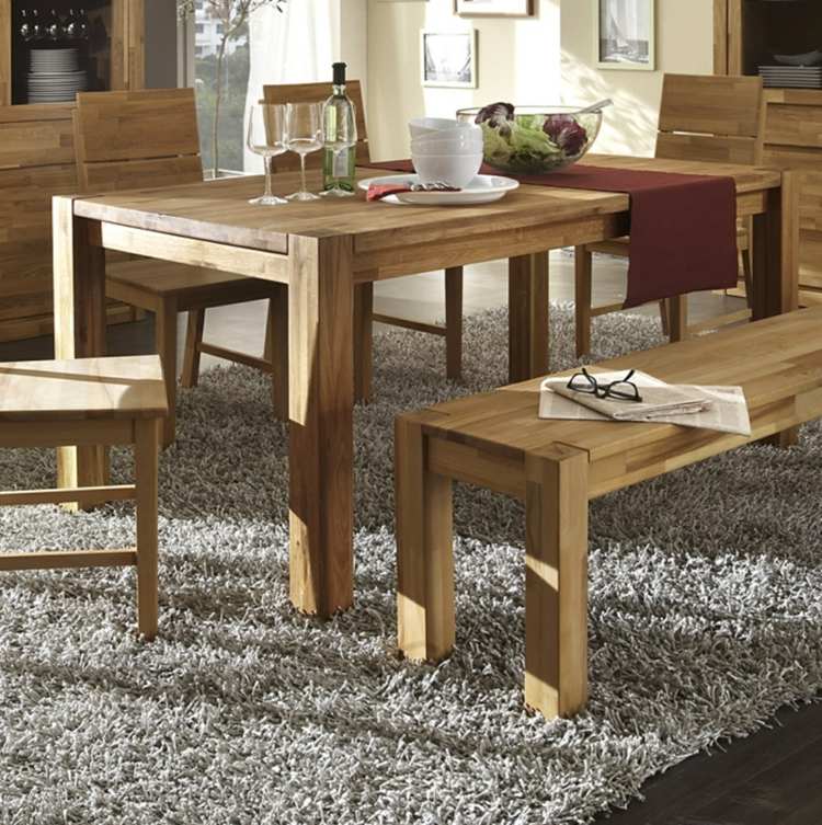 Kúpte si nábytok online nápady pre jedálne dizajnový drevený stôl