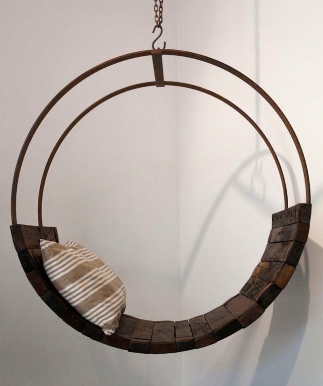 Nábytok do obývačky závesná stolička dvojsedadlové podušky