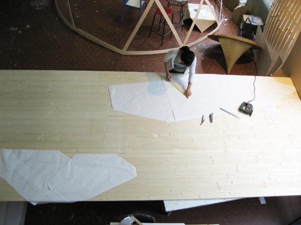 cloudový dom vyrábajúci projekt jüan -jüan