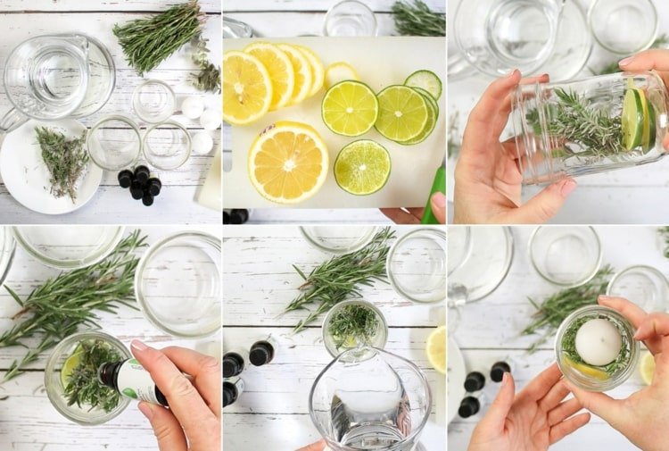 Vyrobte si sami komársku sviečku - návod s bylinkami, citrusovým ovocím a plávajúcou sviečkou