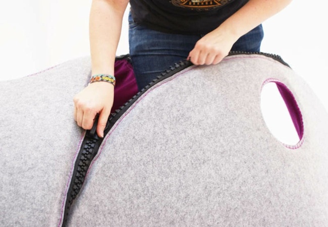 Dekor škôlky fialová sivá vlna sladký nápad dekorácie škôlky