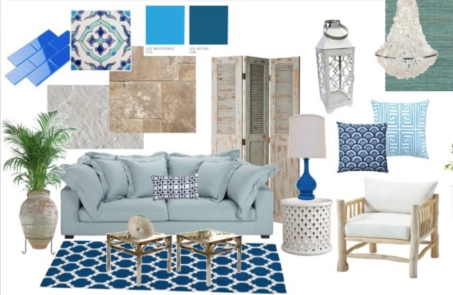 stredomorský štýl zariaďovania štýl nápady dekorácie inšpirácie nábytok