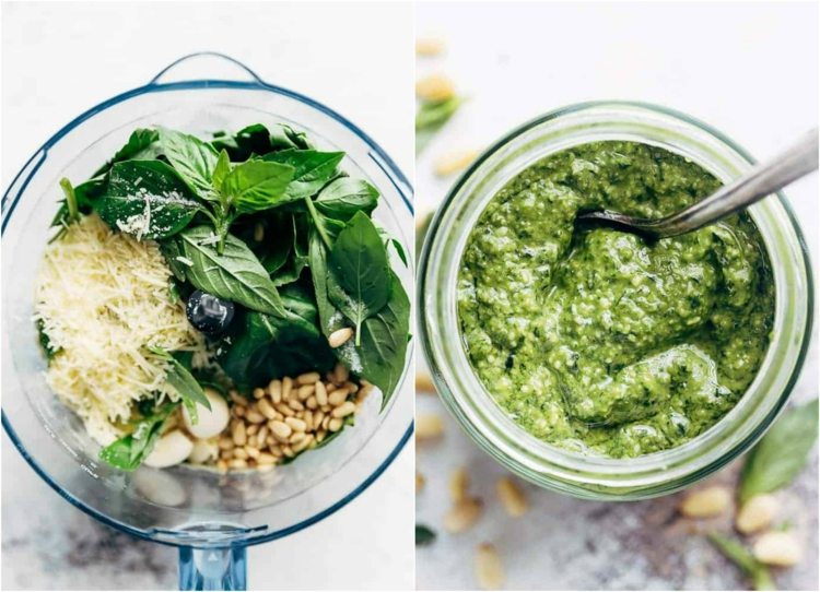 Bazalkové pesto si pripravte sami parmezán cesnak píniové oriešky