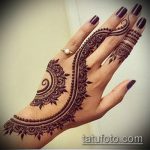 foto af tatovering arabisk mehendi (arabisk mehen) (værdi) - eksempeltegning - 002