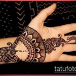 foto af tatovering arabisk mehendi (arabisk mehen) (betydning) - eksempeltegning - 005