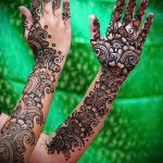 foto af tatovering arabisk mehendi (arabisk mehen) (betydning) - eksempeltegning - 006