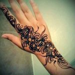 foto tatovering arabisk mehendi (arabisk mehen) (betydning) - eksempeltegning - 008