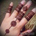 foto af tatovering arabisk mehendi (arabisk mehen) (værdi) - eksempeltegning - 010