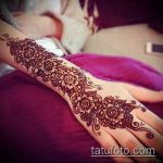 foto af tatovering arabisk mehendi (arabisk mehen) (betydning) - eksempeltegning - 014