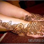 foto af tatovering arabisk mehendi (arabisk mehen) (værdi) - eksempeltegning - 016
