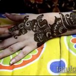 foto af tatovering arabisk mehendi (arabisk mehen) (betydning) - eksempeltegning - 018