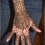 foto af tatovering arabisk mehendi (arabisk mehen) (betydning) - eksempeltegning - 026