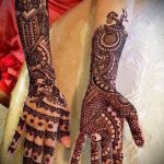 foto af tatovering arabisk mehendi (arabisk mehen) (betydning) - eksempeltegning - 028