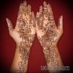 foto af en tatovering arabisk mehendi (arabisk mehen) (betydning) - et eksempel på en tegning - 029